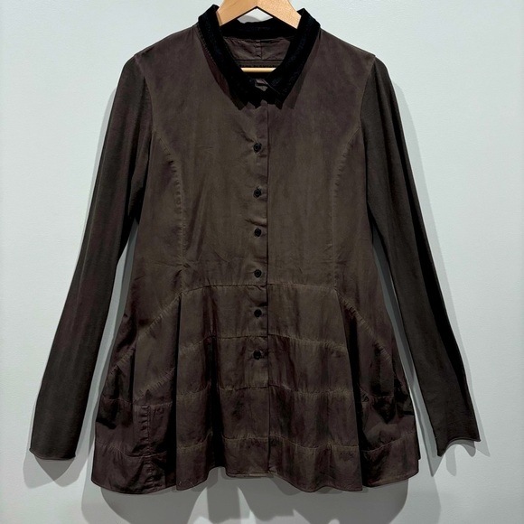 Rundholz Patana‎ Plantations Lagenlook Jacket Tunic Button Top size S - Picture 1 of 9